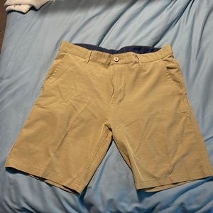 Burnside shorts 34 khaki tan color